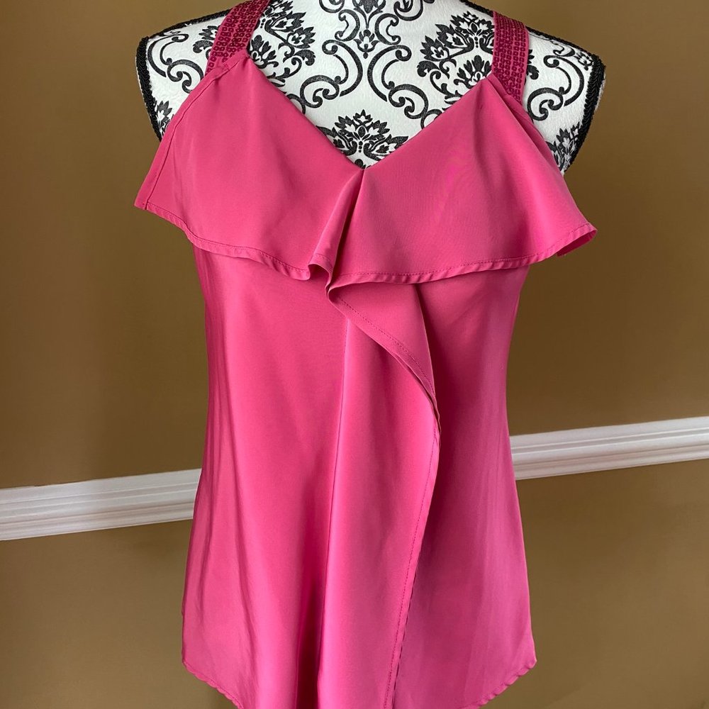 Elle Women's Sleeveless Blouse - Pink XS